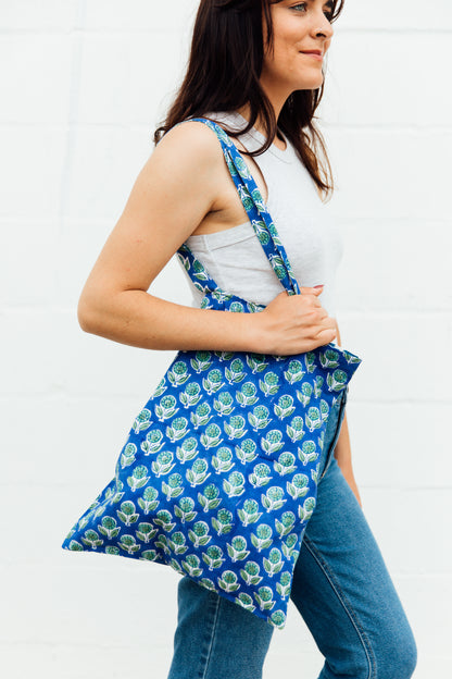 Reversible Indian Tote bag