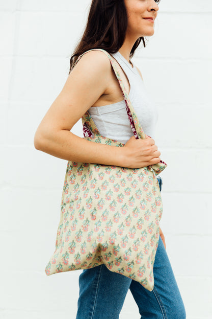 Reversible Indian Tote bag