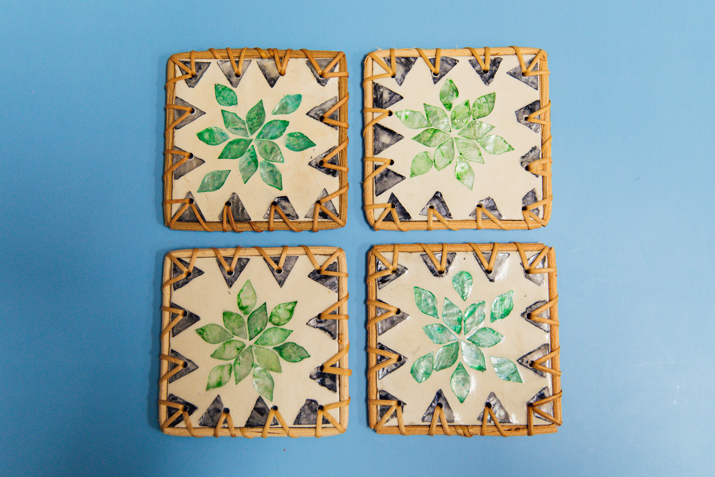 Wicker Mosaic Coasters