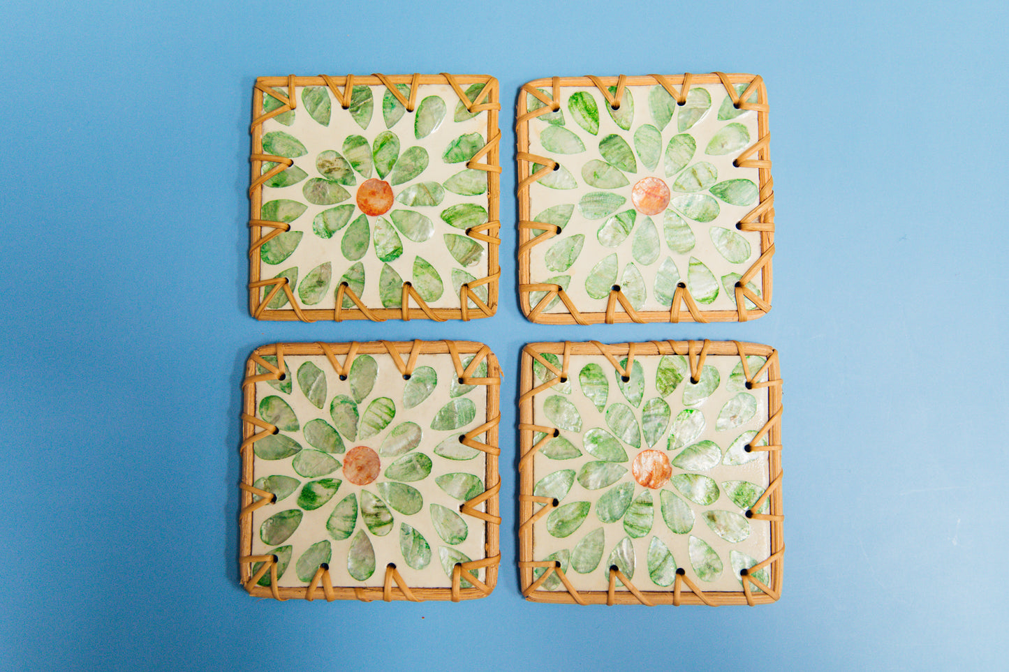 Wicker Mosaic Coasters