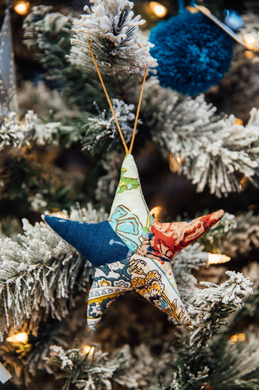 Quilted Star Ornament
