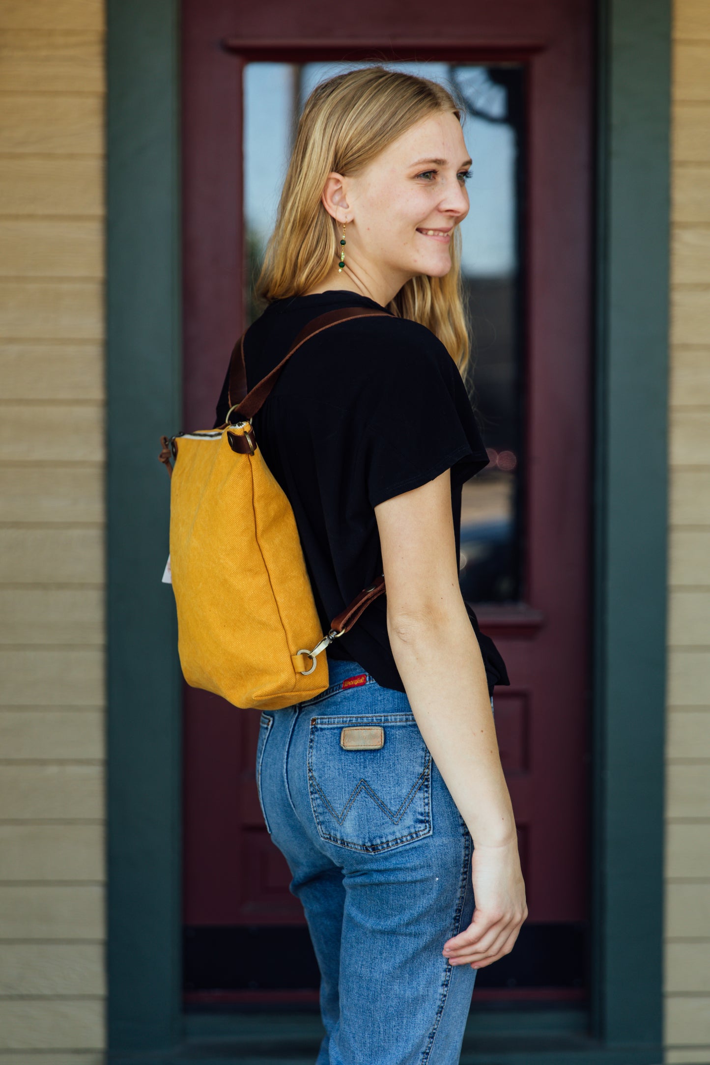 Thai Convertible Bag with strap