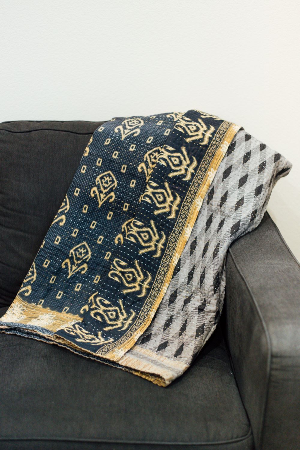 Kantha Blanket - Throw