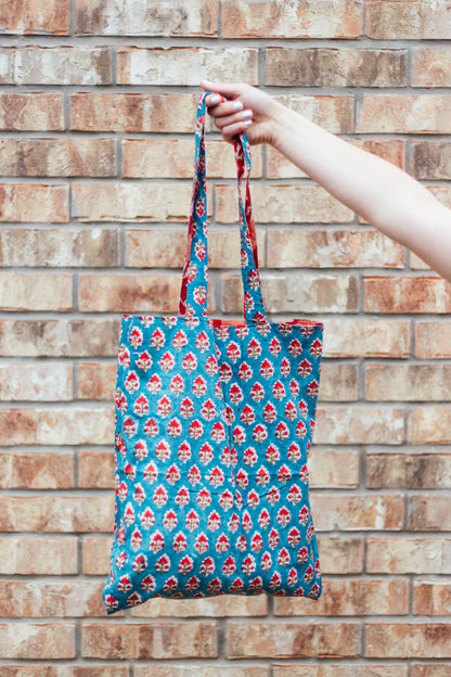 Reversible Indian Tote bag