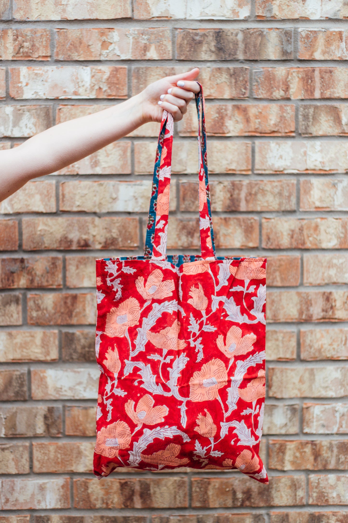 Reversible Indian Tote bag