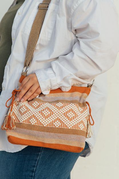 Mexican Woven Crossbody - Adjustable