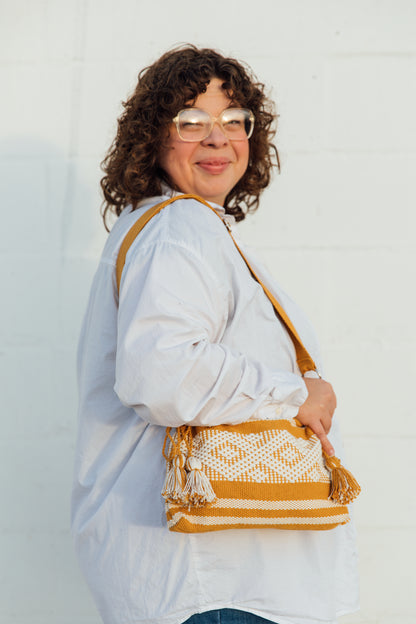 Mexican Woven Crossbody - Adjustable