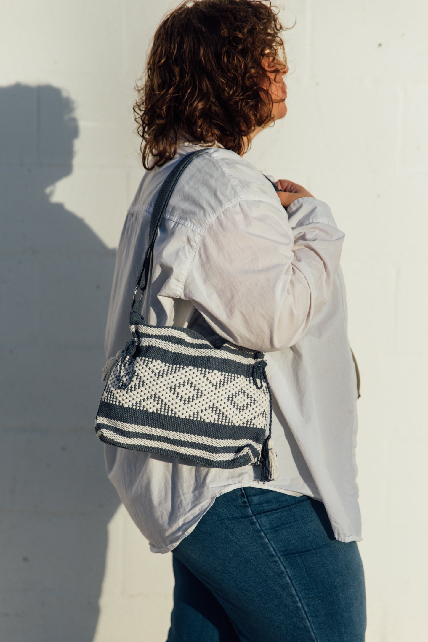 Mexican Woven Crossbody - Adjustable