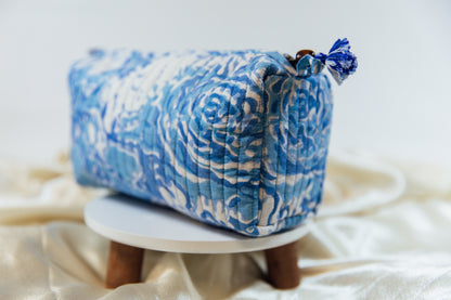 Quilted Indian Cosmetic Bag