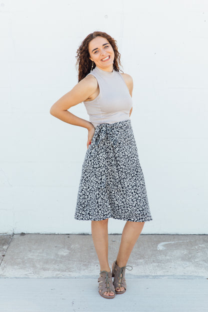 Midi Wrap Skirt