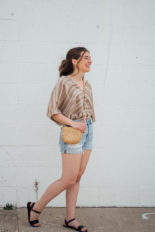 Thai Mini Wicker Bag