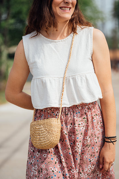 Thai Mini Wicker Bag