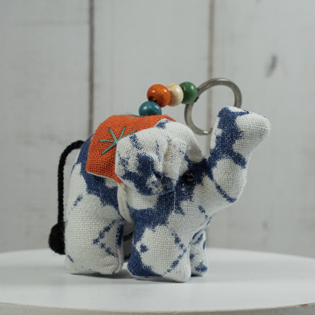 Stuffed Elephant Keychain