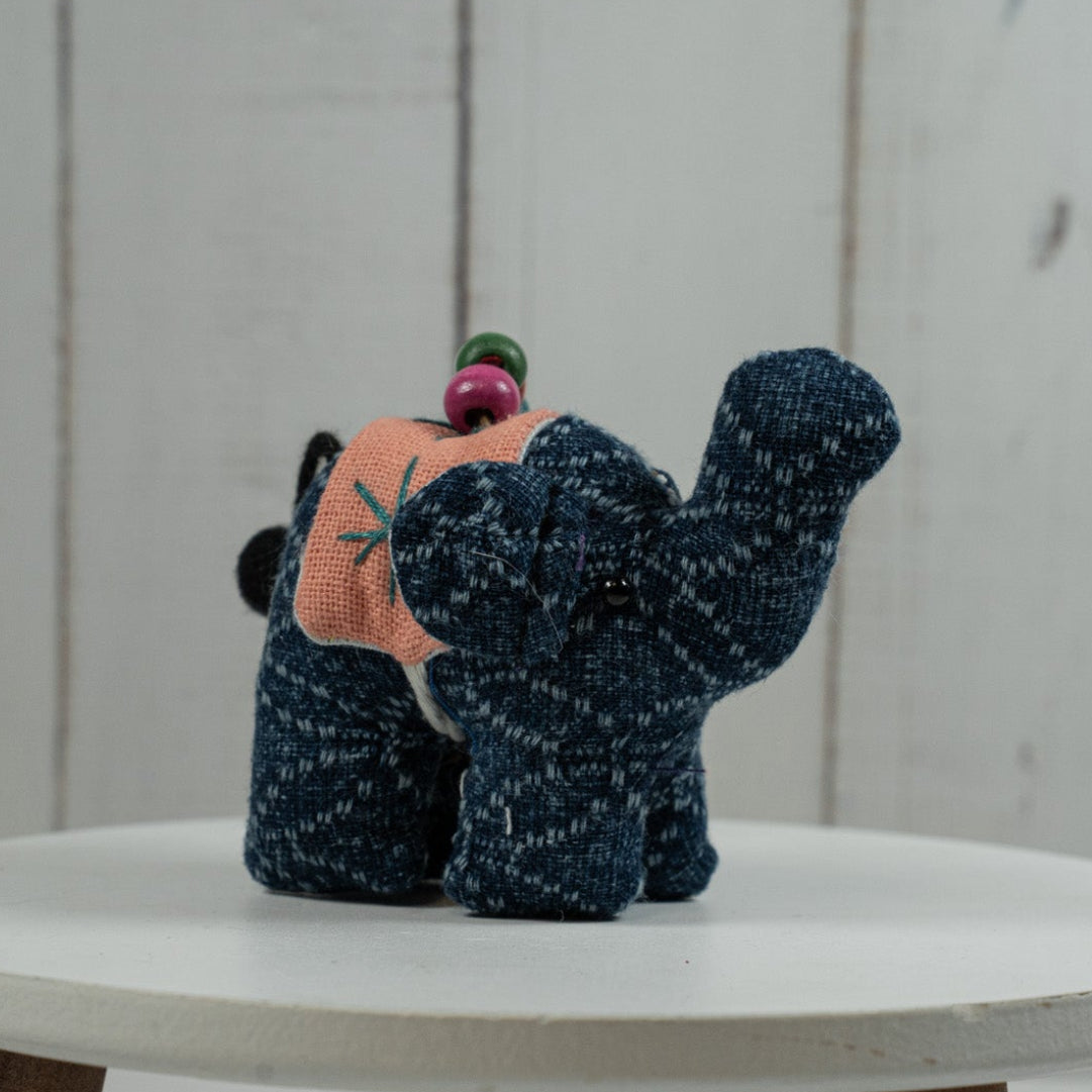 Stuffed Elephant Keychain