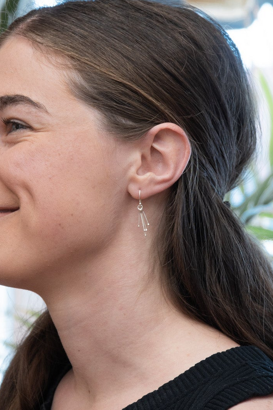 Sterling Silver Raindrop Earrings