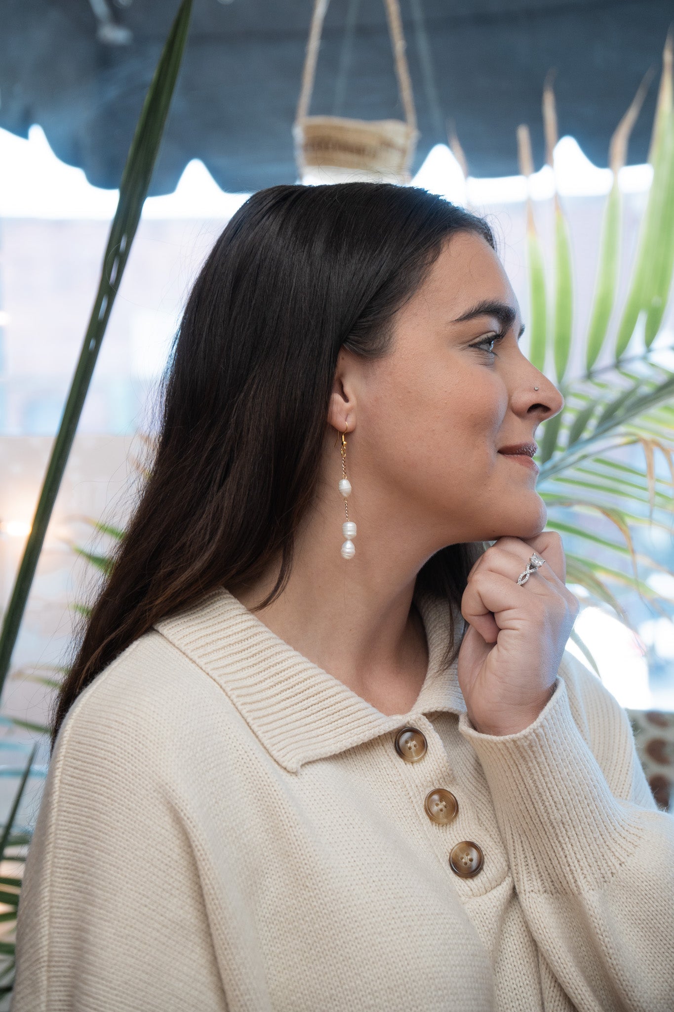 Lulu Pearl Earrings