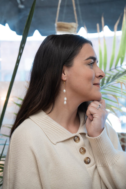 Lulu Pearl Earrings