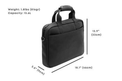 Full Grain Leather Briefcase/Messenger Bag