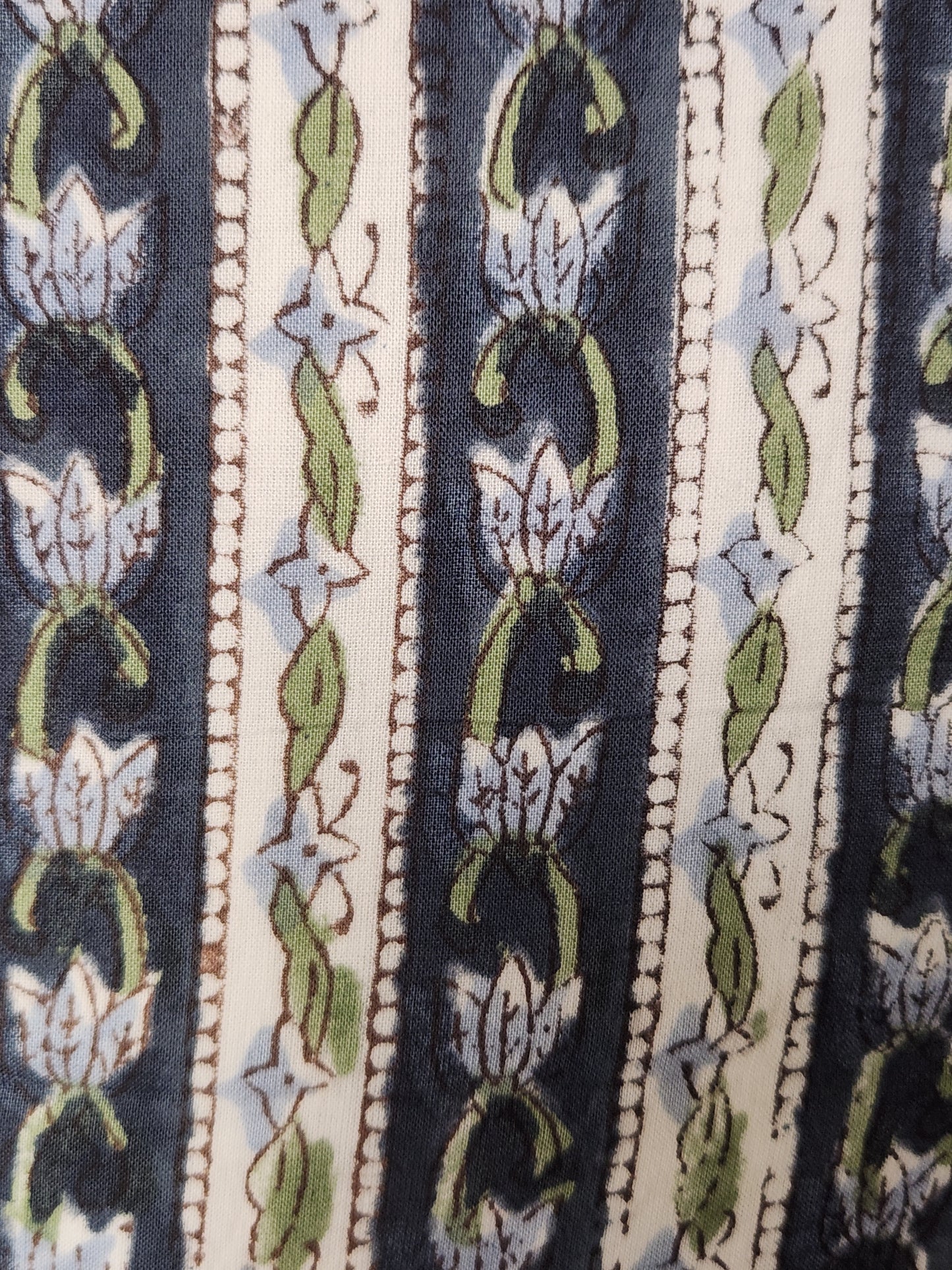 Hand Blocked Cotton Pillow