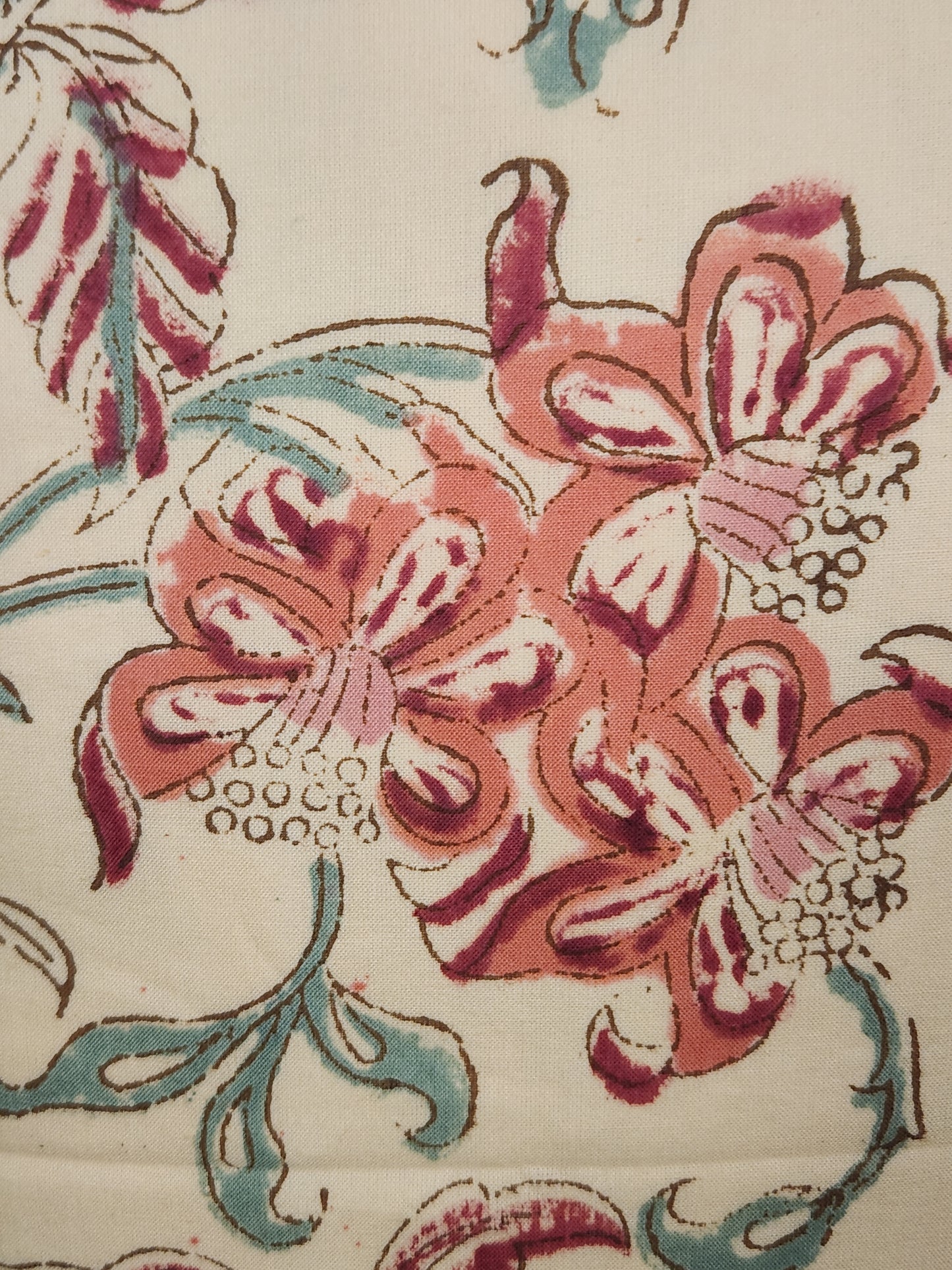 Hand Blocked Cotton Pillow