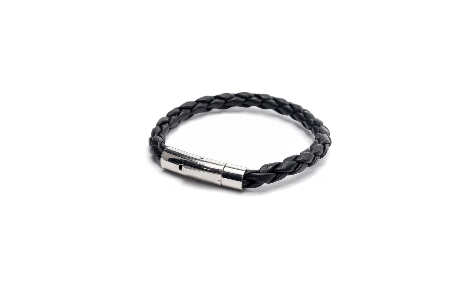 Leather Braided Bracelet (Candor Full Grain)