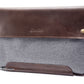 Leather with Fabric Laptop Sleeve (Candor Full Grain)