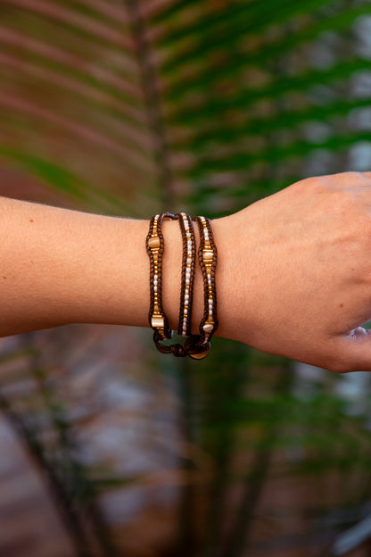 Tibetan 3x Wrap Bracelet