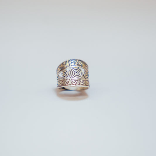 Spiral Statement Ring