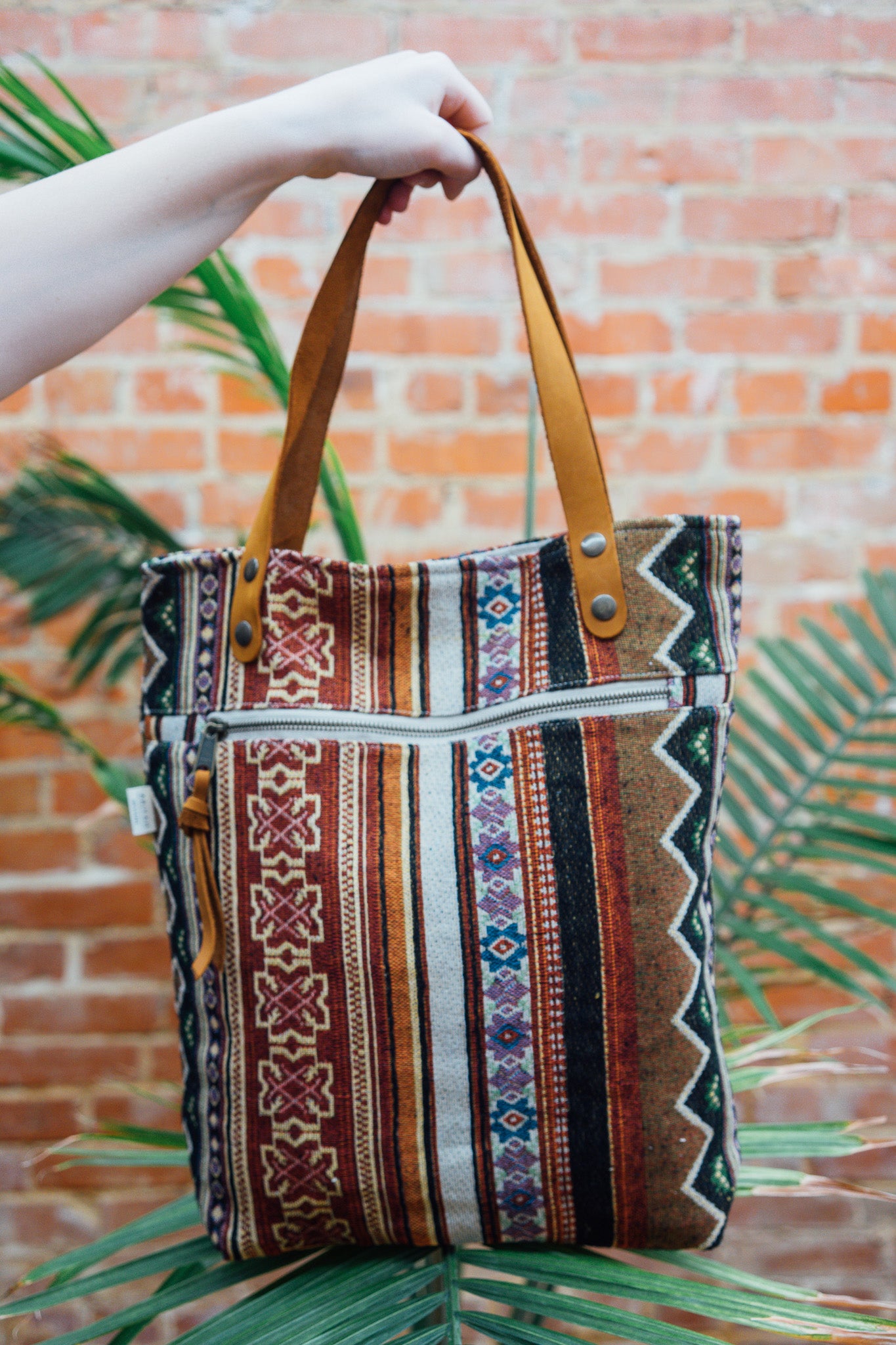 Thai Tote With Leather